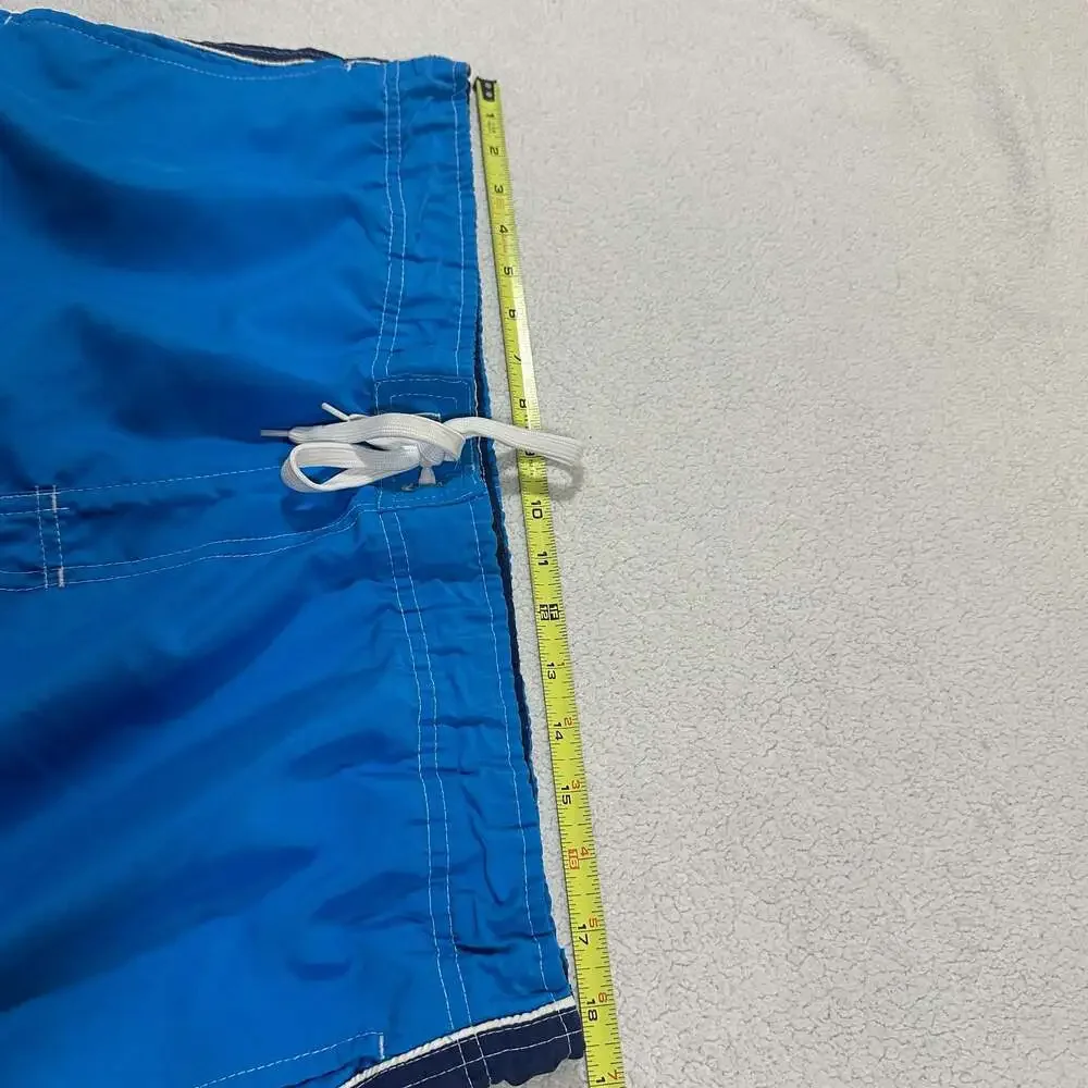 Beverly Hills Polo Club Men's Blue Cargo Swim Trunks Board Shorts XL